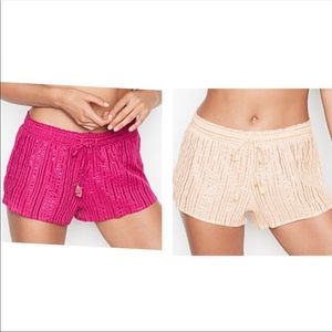 ✨2 pairs- Victoria’s Secret Shine Stripe Shorts